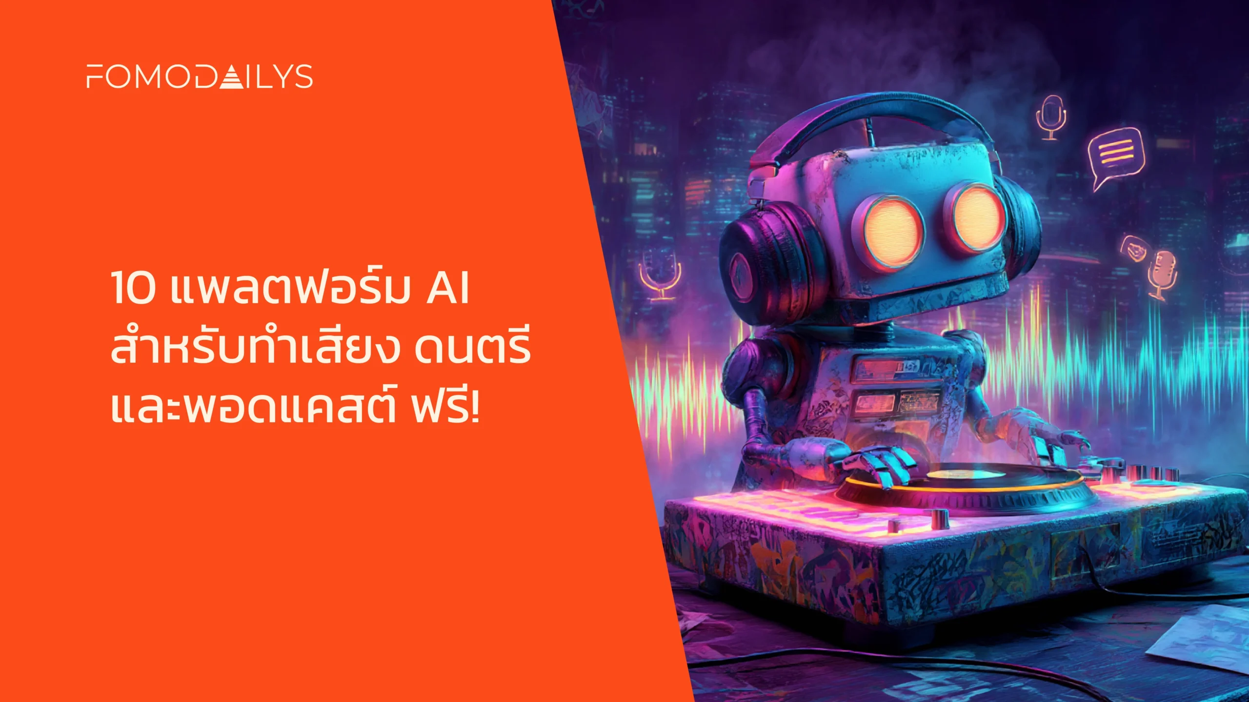 0-แพลตฟอร์ม-AI-สำหรับทำเสียง-ดนตรี-และพอดแคสต์-ฟรี
